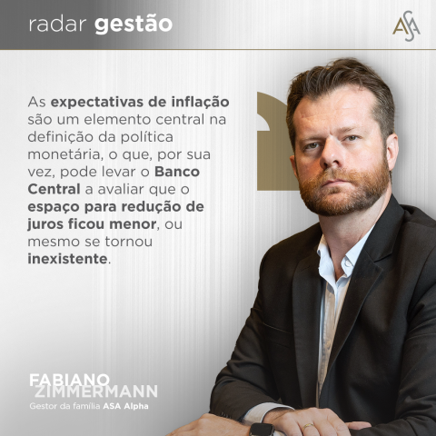 Fabiano Zimmermann, ASA Alpha, renda fixa, inflação, IPCA+, juros, Selic, Banco Central, fundos de renda fixa ativo
