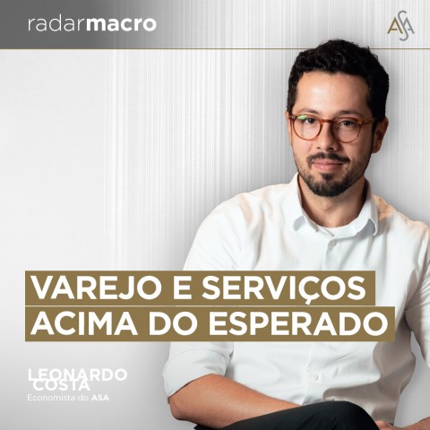 Economia brasileira, Leonardo Costa, PMS, PMC, varejo, comércio, serviços, PIB, Brasil