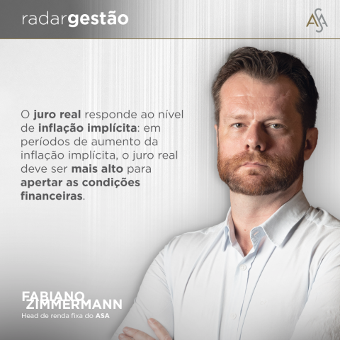 Fabiano Zimmermann, renda fixa, ASA Alpha, juro real, inflação implícita, estratégia de valor relativo